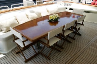CASPIAN KING -  Aft Deck dining